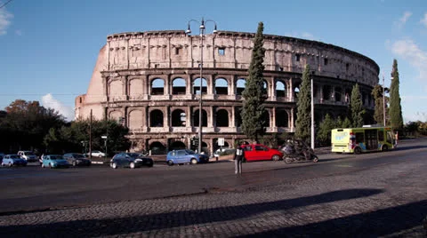 Rome Colosseum Video stock 24743583