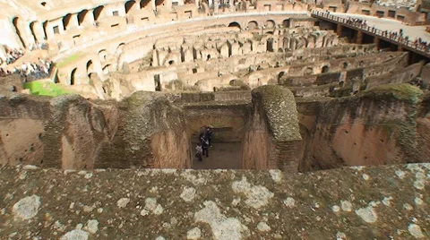 Rome Colosseum interior Video stock 8662440