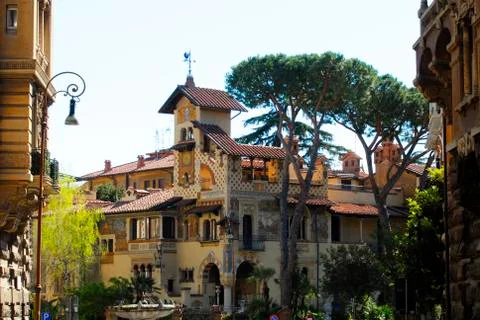 ROME COPPEDE Stock Photos
