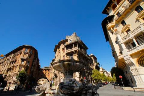 ROME COPPEDE Stock Photos