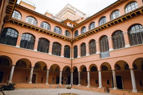 Rome Courtyard Architecture Stock Photos