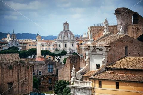 Rome Forum Stock Photos