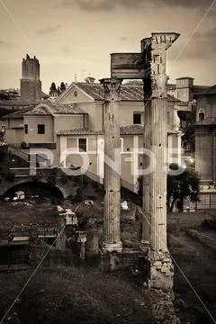 Rome Forum Stock Photos