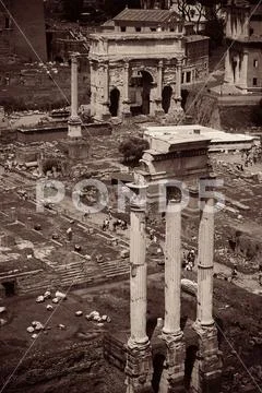 Rome Forum Stock Photos