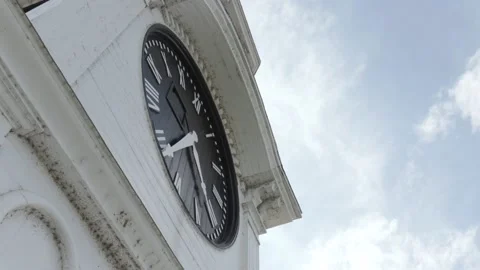 Rome, Georgia (GA) The Clock Tower Face Close-up Stock Footage 235058042