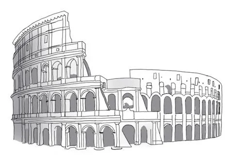 Rome Stock Illustration