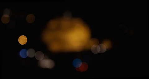 Rome (Italy) - Focus pull St.Angelo (Holy Angel) Castle 4k real time night Video stock 122384395
