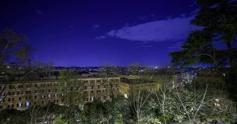 Rome, Italy - View from the temple - Timelapse Video stock 75271684