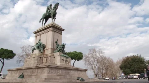 Rome Janiculum 1 Stock Footage 325657