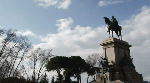 Rome Janiculum 2 Stock Footage 325651
