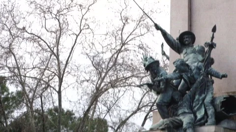 Rome Janiculum 3 Stock Footage 325653