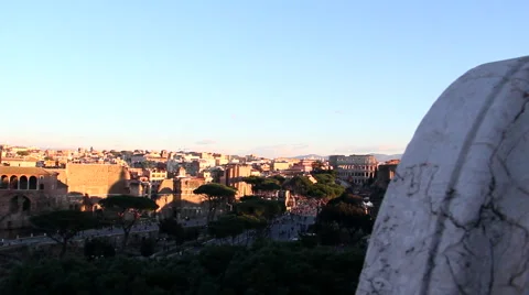 Rome landscape dolly Vídeo Stock 45521518