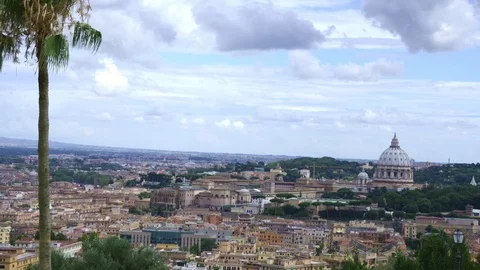 Rome - Landscape timelapse with clouds Stock Footage 103185884