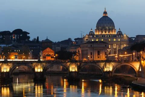 Rome by night Foto stock