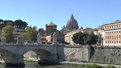 Rome. Panorama of the city. Video stock 101359107