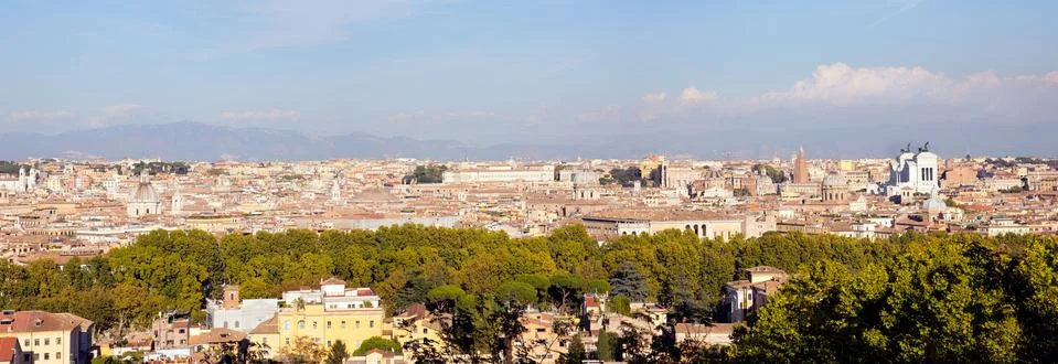 Rome Panorama Stock Photos