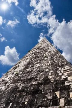Rome pyramid Stock Photos