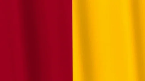 Rome realistic flag looping HD background Stock Footage 84280883