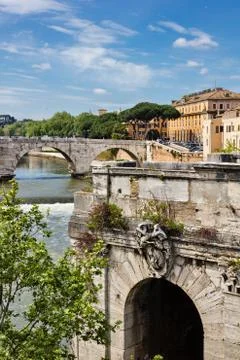 Rome riverscape Stock Photos