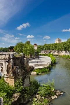 Rome riverscape Stock Photos