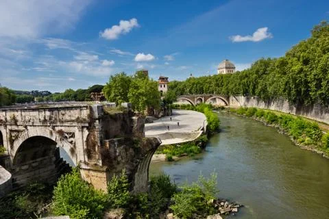 Rome riverscape Stock Photos