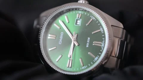 Rome, Ro, Italy 08 22 2026: metal classic watch ticking. time on watch. Stock-Footage 342796258