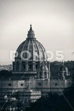 Rome Rooftop view Stock Photos