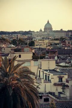 Rome Rooftop view Stock Photos
