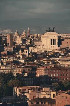 Rome Rooftop view Stock Photos