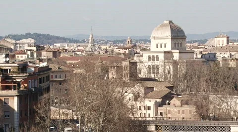 Rome Skyline Stock Footage 321187