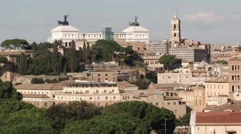 Rome Skyline Stock Footage 325306