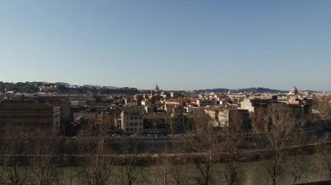 Rome Skyline Stock Footage 325314