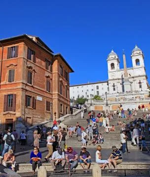 ROME -  Spanish Steps Stock Photos