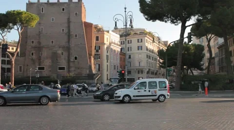 Rome street 库存影片 42796551
