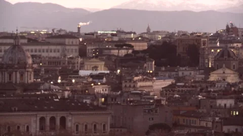 Rome at Sunrise 5 Video stock 146898557