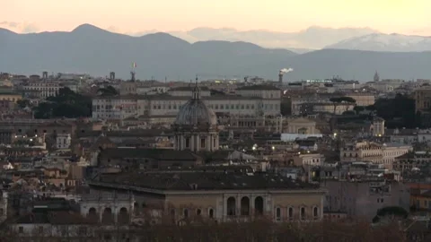 Rome at Sunrise 7 Video stock 146898521