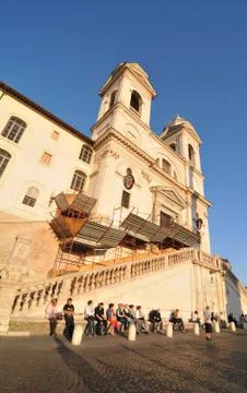 Rome at sunset Stock Photos