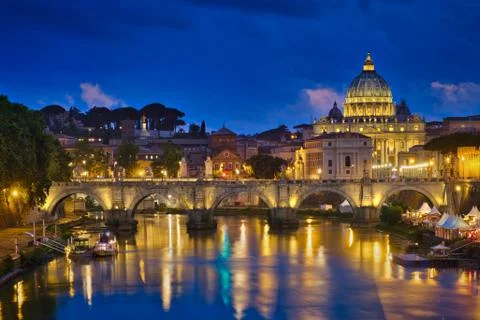 Rome &amp; Sunset Stock Photos
