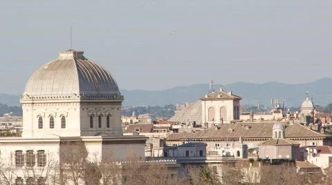 Rome Synagogue Stock Footage 321171