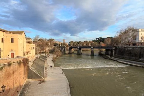 Rome by the Tiber Stock Photos