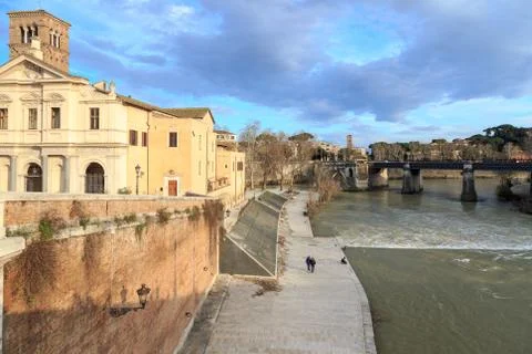 Rome by the Tiber Stock Photos