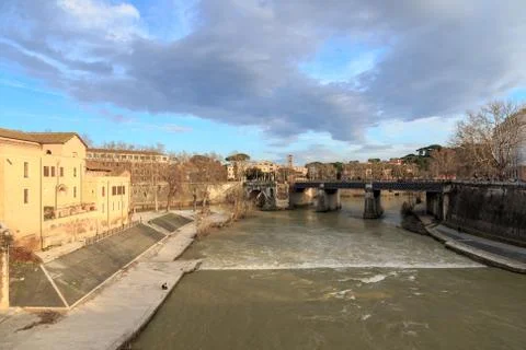 Rome by the Tiber Stock Photos
