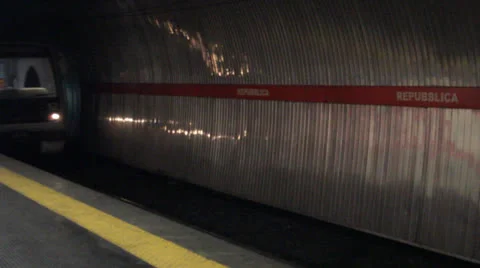 Rome Underground Stock Footage 22604100