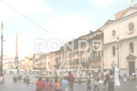 Rome Urban Blurred Background Stock Photos