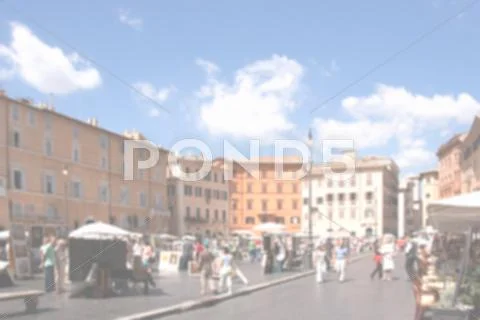Rome Urban Blurred Background Stock Photos