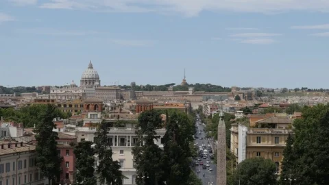 Rome vatican view 4K Stock Footage 77429258