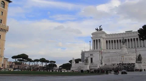 Rome, Vittoriano. Stock Footage 66533161