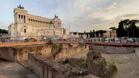 Rome war memorial Stock Footage 200547375