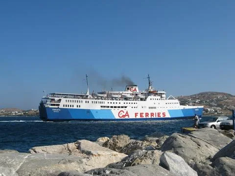 Romilda, Paros 스톡 사진