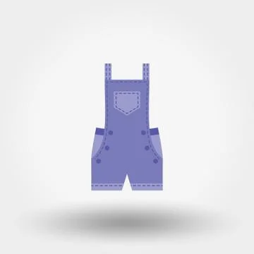 Rompers icon. Flat Stock Illustration